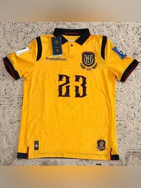 Marathon Authentic Ecuador 100 Years Edition Moises Caicedo #23 Jersey Men’s S